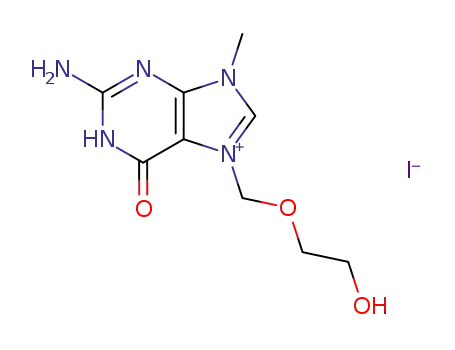 7-(2-Hydroxyethoxymethyl)-9-methylguaninium Hydroiodide