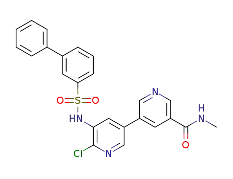 5’-([1,1'-biphenyl]-3-sulfonamido)-6'-chloro-N-methyl-[3,3'-bipyridine]-5-carboxamide