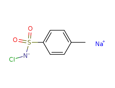 Molecular Structure of 127-65-1 (Benzenesulfonamide,N-chloro-4-methyl-, sodium salt (1:1))
