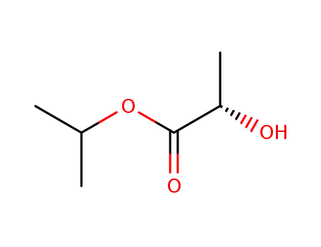 Molecular Structure of 63697-00-7 (ISOPROPYL (S)-(-)-LACTATE)