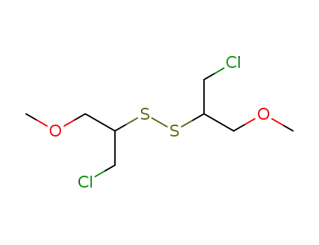 1-Chloro-2-(1-chloromethyl-2-methoxy-ethyldisulfanyl)-3-methoxy-propane