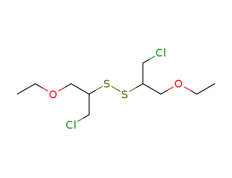 1-Chloro-2-(1-chloromethyl-2-ethoxy-ethyldisulfanyl)-3-ethoxy-propane