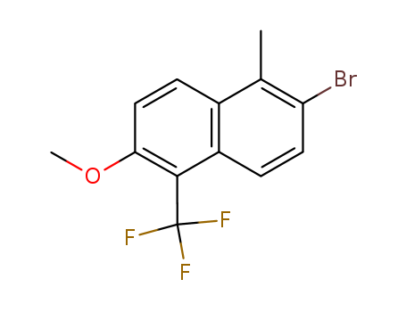 2-Bromo-6-methoxy-1-methyl-5-(trifluoromethyl)naphthalene