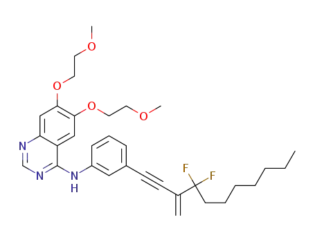 N-(3-(4,4-difluoro-3-methyleneundec-1-yn-1-yl)phenyl)-6,7-bis(2-methoxyethoxy)quinazolin-4-amine
