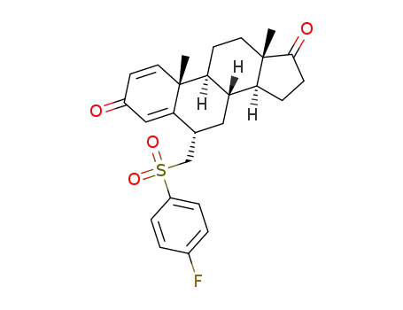 (6S,8R,9S,10R,13S,14S)-6-(((4-fluorophenyl)sulfonyl)methyl)-10,13-dimethyl-7,8,9,10,11,12,13,14,15,16-decahydro-3H-cyclopenta[a]phenanthrene-3,17(6H)-dione