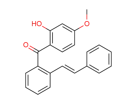(E)-(2-hydroxy-4-methoxyphenyl)(2-styrylphenyl)methanone