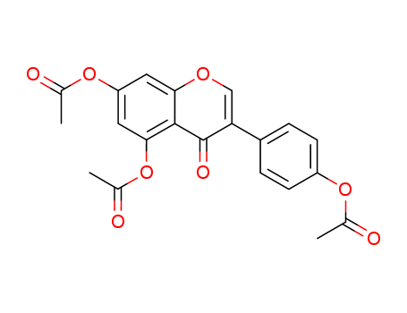 4H-1-Benzopyran-4-one, 5,7-bis(acetyloxy)-3-[4-(acetyloxy)phenyl]-
