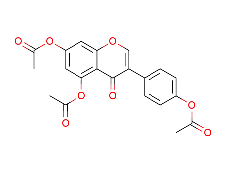 Molecular Structure of 5995-97-1 (4H-1-Benzopyran-4-one, 5,7-bis(acetyloxy)-3-[4-(acetyloxy)phenyl]-)
