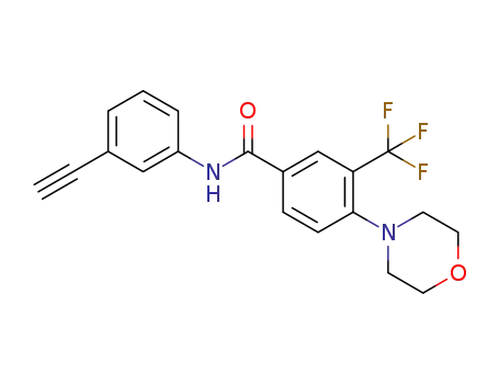 N-(3-ethynylphenyl)-4-morpholino-3-(trifluoromethyl)benzamide