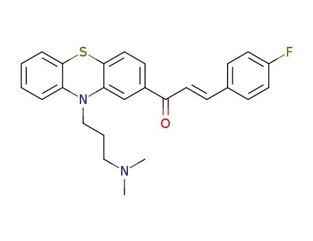 (E)-1-(10-(3-(dimethylamino)propyl)-10H-phenothiazin-2-yl)-3-(4-fluorophenyl)prop-2-en-1-one