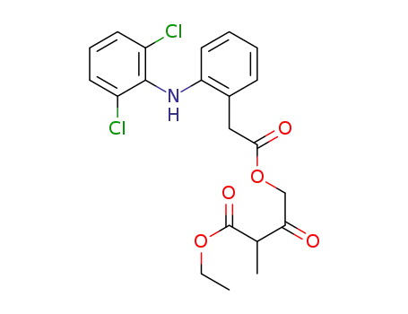 ethyl 4-(2-(2-((2,6-dichlorophenyl)amino)phenyl)acetoxy)-2-methyl-3-oxobutanoate