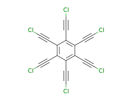 1,2,3,4,5,6-hexa(2-chloroethynyl)benzene