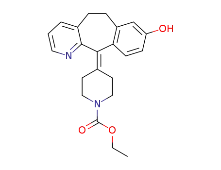 ethyl 4-[8-hydroxy-5,6-dihydro-11H-benzo[5,6]cyclohepta[1,2-b]pyridin-11-ylidene]-1-piperidine carboxylate