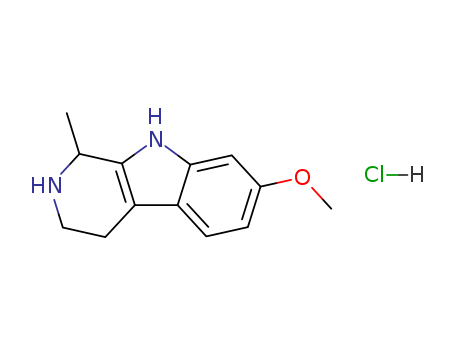 7-methoxy-1-methyl-2,3,4,9-tetrahydro-1H-beta-carboline hydrochloride (1:1)