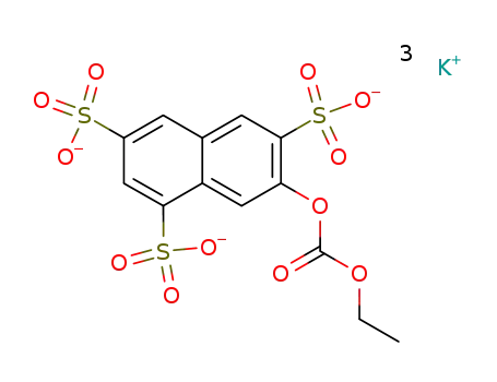 7-ethoxycarbonyloxy-naphthalene-1,3,6-trisulfonic acid ; potassium salt