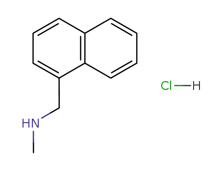 Molecular Structure of 65473-13-4 (N-Methyl-1-naphthalenemethylamine hydrochloride)