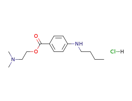 Molecular Structure of 136-47-0 (Tetracaine hydrochloride)