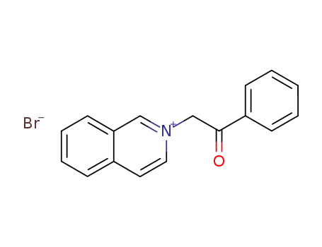 Molecular Structure of 25131-60-6 (2-ISOQUINOLINIUM-2-YL-1-PHENYLETHAN-1-ONE BROMIDE)