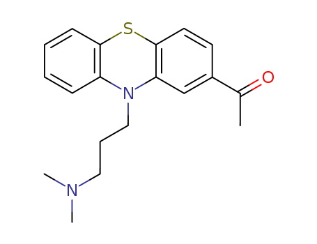 Ethanone,1-[10-[3-(dimethylamino)propyl]-10H-phenothiazin-2-yl]-(61-00-7)