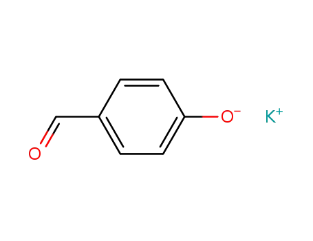 Molecular Structure of 58765-11-0 (4-HYDROXYBENZALDEHYDE, POTASSIUM SALT)