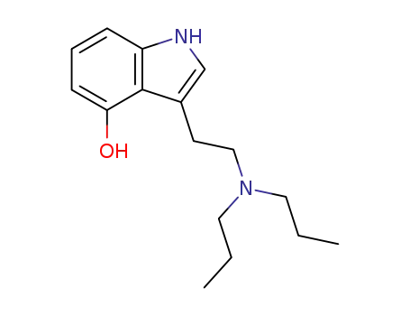 Molecular Structure of 63065-88-3 (1H-Indol-4-ol, 3-[2-(dipropylamino)ethyl]-)