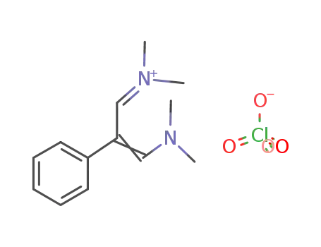Molecular Structure of 7089-34-1 (Methanaminium,N-[3-(dimethylamino)-2-phenyl-2-propenylidene]-N-methyl-, perchlorate)