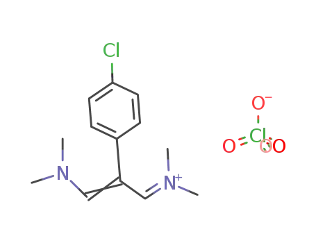 3-p-chlorophenyl-1,1,5,5-tetramethyl-1H-1,5-diazapentadienium perchlorate
