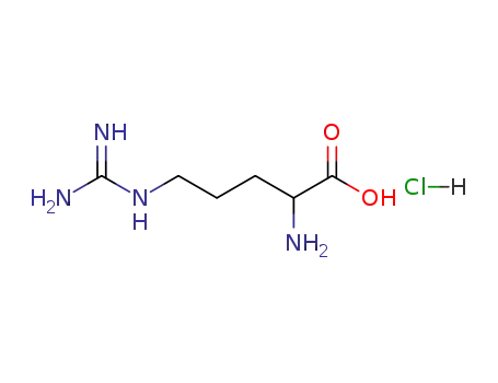 Molecular Structure of 220144-84-3 (2-AMino-5-guanidinopentanoic acid hydrochloride)