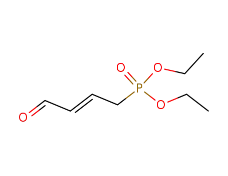 Molecular Structure of 110905-37-8 (Phosphonic acid, (4-oxo-2-butenyl)-, diethyl ester, (E)-)