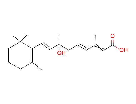 (2E,4E,8E/2Z,4E,8E)-7-hydroxy-7-methyl-9-(2,6,6-trimethyl-1-cyclohexenyl)-nona-2,4,8-trienoic acid