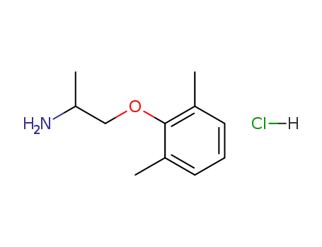 Molecular Structure of 5370-01-4 (Mexiletine hydrochloride)