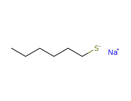 Molecular Structure of 22487-02-1 (1-Hexanethiol, sodium salt)
