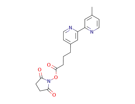 4-<3-carbonyl-3-(succinimidyl)propyl>-4'-methyl-2,2'-bipyridine