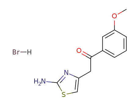 2-(2-Amino-thiazol-4-yl)-1-(3-methoxy-phenyl)-ethanone; hydrobromide