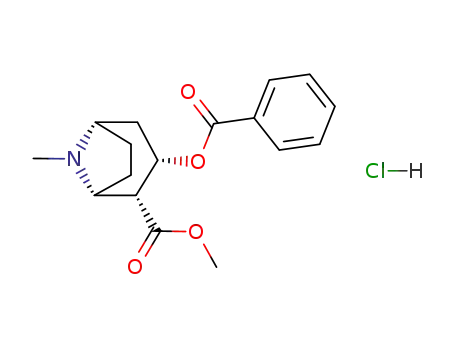 Molecular Structure of 53-21-4 (COCAINE HYDROCHLORIDE)