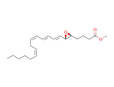methyl 4-[(2S,3S)-3-[(1E,3E,5Z,8Z)-tetradeca-1,3,5,8-tetraenyl]oxiran-2-yl]butanoate