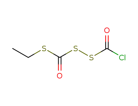 (((Ethylthio)carbonyl)dithio)carbonyl Chloride