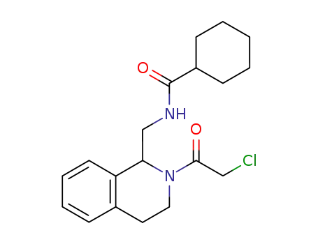 1-Cyclohexylcarbonylaminomethyl-2-chloracetyl-1,2,3,4-tetrahydro-isochinolin