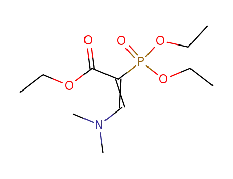 2-Diethoxyphosphoryl-3-dimethylaminoacrylsaeure-ethylester