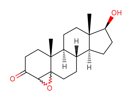 17β-hydroxy-4ξ,5-oxido-5ξ-androstan-3-one