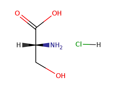Molecular Structure of 155846-56-3 (D-Serine, hydrochloride)