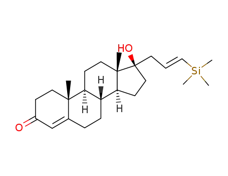 17β-hydroxy-17α-(trimethylsilylprop-2-enyl)androst-4-en-3-one