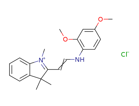 3H-Indolium,2-[2-[(2,4-dimethoxyphenyl)amino]ethenyl]-1,3,3-trimethyl-, chloride (1:1)(4208-80-4)