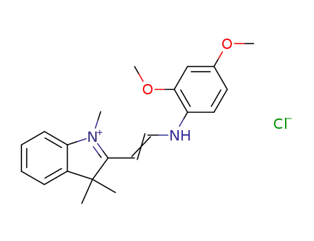 2-{2-[(2,4-dimethoxyphenyl)amino]vinyl}-1,3,3-trimethyl-3H-indolium chloride