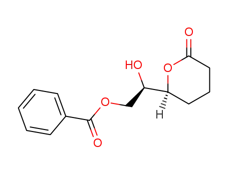 (+)--6-<2-<(benzoyloxy)-1-hydroxy>ethyl>tetrahydro-2H-pyran-2-one