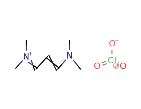 Molecular Structure of 1611-78-5 (Methanaminium, N-[3-(dimethylamino)-2-propenylidene]-N-methyl-,perchlorate)