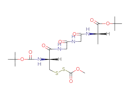 Boc-Cys(methoxycarbonylsulfenyl)-Gly-Gly-Ala-OtBu