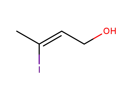 Molecular Structure of 35761-83-2 (2-Buten-1-ol, 3-iodo-, (2Z)-)