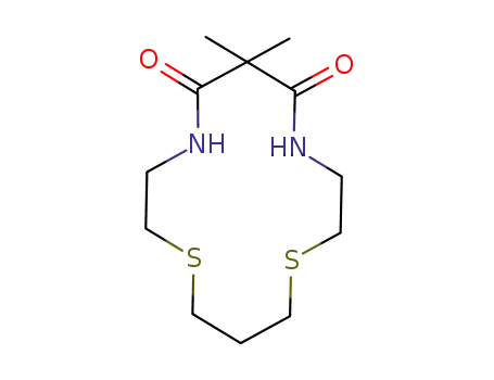 10,10-dimethyl-9,11-dioxo-1,5-dithia-8,12-diazacyclotetradecane