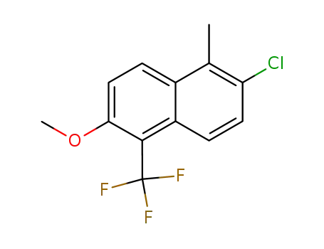 2-chloro-6-methoxy-1-methyl-5-(trifluoromethyl)naphthalene